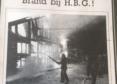 1953: Brand bij HBG
